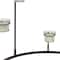 Homeroots Set of Four Black Metal Centerpiece Votive Candle Holders, 4PK 517565 - alternate 3