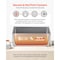Vevor 1500W Commercial Food Warmer, Stainless Steel Bain Marie with Four 1/3 Size Pans SKT1/1*1 - alternate 3