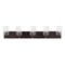Jonathan Y Irving 36" 5-Light Seeded Glass/Iron Modern Contemporary LED Vanity Light, Oil Rubbed Bronze JYL7620E - alternate 5