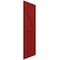 Ekena Millwork True Fit PVC Two Equal Panel Farmhouse Fixed Mount Shutters w/ Z-Bar, Fire Red , 12W x 44H, PR TFP102FH12X044BR - alternate 6