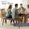 Alaterre Furniture Calais Dining Mid Century Modern 46" Solid Wood Dining Bench Entryway Bench w/ Minimalist Design ANCA0310 - alternate 4