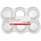 Universal Deluxe Acrylic Box Sealing Tape, 3" Core, 1.88" x 110 yds, Clear, 6PK UNV63120 - alternate 1
