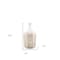 Homeroots 15" Clear And Natural Glass Round Floor Vase With Wrapped Rattan 608577 - alternate 4
