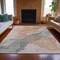Homeroots 3' X 5' Salmon And Gray Abstract Washable Indoor Outdoor Area Rug 631851 - alternate 5