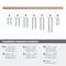 Amerock Versa 18 inch 457mm Center-to-Center Champagne Bronze Appliance Pull BP55535CZ - alternate 2