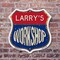 Signmission Larry's Workshop, 6 Inch X 6 Inch, Plastic Sign SHI-P-6-489-LARRY - alternate 4