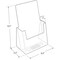 Azar Displays Clear Acrylic 6in x 9in Countertop Bifold Brochure Holder, 10PK 252015-10PK - alternate 3