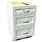 Rigel Cabinetry Kitchen 3-Drawer Base Cabinet, 21 in W, White, Solid Wood RTA - 806194 - alternate 1