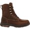 Georgia Boot Athens SuperLyte 8" Waterproof Side-Zip Moc Toe Work Boot, Brown, Size 9 GB00724 - alternate 1