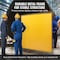 Vevor Welding Screen with Frame 6'x6' Welding Curtain Screen on 4 Wheels Yellow XU-2309 - alternate 4
