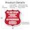 Signmission Bilingual No Spray Shield Sign Do Not Sp, 18 Inch X 18 Inch, Plastic Sign SHI-P-18-366 - alternate 3
