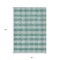 Homeroots 8' X 10' Teal Blue And Ivory Plaid Washable Indoor Outdoor Area Rug 595514 - alternate 5