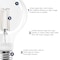 Luxrite Vintage G25 LED Light Bulb 60 Watt Equivalent, 5CCT 2700K 3000K 3500K 4000K 5000K, 12PK LR21688 - alternate 3