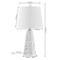 Jonathan Y Owen 20.5" Contemporary Resin LED Table Lamp, White Terrazzo, 2PK JYL1037B-SET2 - alternate 5