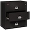 Fireking 31-15/16" W 3 Drawer Fire-Resistant Lateral File Cabinet, Black, Letter/Legal 3-3822-CBL - alternate 3