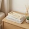 Homeroots 10in Beige Resin Handmade Trinket Tray 713008 - alternate 5