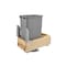 Rev-A-Shelf Maple Wood; Steel; Plastic, Natural Maple, 12 in W, 23.19 in H, 21.75 in D 4WCBM-1550DM-1 - alternate 1