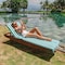 Hospeco California Cabana Chaise Cover 30x85 Green - Pack of 2, 2PK P-CC-CABANA-GR - alternate 2