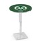 Holland Bar Stool Co 36" Chrome Colorado State Pub Table, 36" dia. Top L217C3636ColoSt - alternate 1