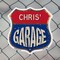 Signmission Chris's Garage, 6 Inch X 6 Inch, Plastic Sign SHI-P-6-383-CHRIS - alternate 4