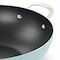 Martha Stewart 12 Inch Aluminum Nonstick Essential Pan with Lid in Turquoise 129267.02 - alternate 3