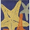 Homeroots 8' Blue Yellow And Orange Starfish Indoor Outdoor Runner Rug 546868 - alternate 3