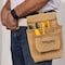 Toolpro Pouch, 3 Pocket Split Leather Nail and Tool Pouch, Leather TP00583 - alternate 4