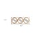 Homeroots 14" Brown and Gold Aluminum and Wood Geometric Framed Accent Mirror 485064 - alternate 6