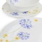 Gibson Ultra Violet Floral 12 Piece Tempered Opal Glass Dinnerware Set 97245.12 - alternate 4