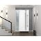 Vdomdoors Steel Door Deux 1713 White Enamel Sidelight Exterior Black Window Stainless Inserts Single Modern P DEUX1713EXD-BEM-W36+14 x H80-Right-hand Inswing - alternate 4