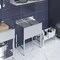 Amgood Underbar Sink, 2 bowl, Freestanding, 304 Stainless Steel, 19 in. W x 26 in. L x 10 in. H AMG SINK BAR S2C-101410-NF-Z - alternate 3