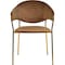 Leisuremod Bella Collection Modern Dining Chair in Brown, 2PK BC21BR2 - alternate 6