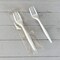 Boardwalk Mediumweight Wrapped Polypropylene Cutlery, Fork, 5.51", Plastic, White, 1000PK BWKFORKMWPPIW - alternate 3