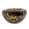 Homeroots 4" Amber And Black Cheetah Animal Print Glass Round Table Vase 574395 - alternate 6