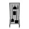 5S Supplies Housekeeping Shadow Board Broom Station V12, Gray / Black, Broom, No Text HSB-V12-GRAY/BLACK-BO-NO TEXT - alternate 1