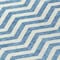 Homeroots 8' Teal Blue And Ivory Round Chevron Washable Indoor Outdoor Area Rug 595357 - alternate 6