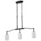 Nuvo Liam, 3 Light Island Pendant, Matte Black, White Opal Glass 60/8218 - alternate 1
