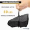 Kable Kontrol Nylon 12 Cable Zip Ties, 8 in L, 1.94 in Max Bundle Dia., Black, Nylon 12, 50 lbs Strength, 100 PK ctn12-08-50-100-bk - alternate 3