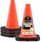 Xpose Safety Traffic Safety Cone, 12 in, PVC Plastic, No Collar, Orange, 4 pk OTC12-4-X-S - alternate 1