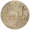 Homeroots 8' Brown And Beige Round Abstract Washable Indoor Outdoor Area Rug 609210 - alternate 4