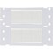 Brady Low Smoke Zero Halogen Double Sided PermaSleeve Heat Shrink Tubing, 0.5 in. Dia x 0.67 in. W, White 2LSZH-500-2-WT-3 - alternate 2