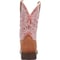 Durango Women's Western Boot, 9 M, 10 in H, Rusty Brown and Dusty Rose DRD0484 - alternate 2