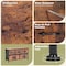 Simple Deluxe 5 Drawers Dresser for Bedroom, Wide Chest of Drawers, Storage Organizer Units with Fabric Bins for 3A88HKCABT5RUST - alternate 3