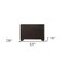 Homeroots 57" Espresso Solid and Manufactured Wood Nine Drawer Double Dresser 285865 - alternate 3