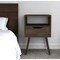 Homeroots 25" Brown Wood One Drawer Nightstand 534882 - alternate 1