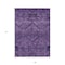 Homeroots 9' X 12' Eggplant Purple And Plum Floral Washable Indoor Outdoor Area Rug 588892 - alternate 3