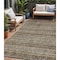 Homeroots 5' X 8' Brown Denim Blue And Beige Southwestern Washable Indoor Outdoor Area Rug 615951 - alternate 1