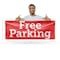 Signmission Free parking, 18 Inch x 48 Inch, Vinyl Banner B-30643 - alternate 3