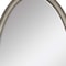 Homeroots 44" Silver Wood Oval Accent Mirror 632804 - alternate 3
