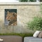 Trademark Fine Art Outdoor Canvas Art David Stribbling Leopard Portrait 2 Wall Art for Patios, or Gardens GRL01556-OC2432WR - alternate 2
